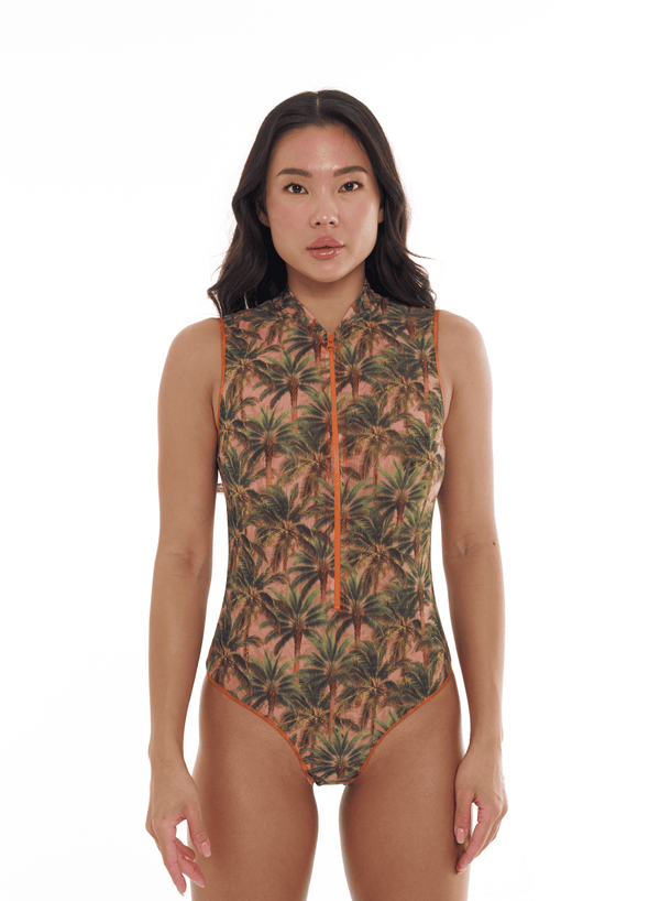 One-Piece Sleeveless with Zipper