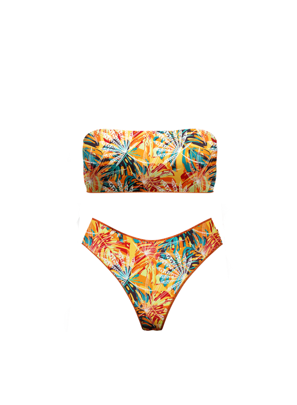 Bando & High-Waisted Brazilian