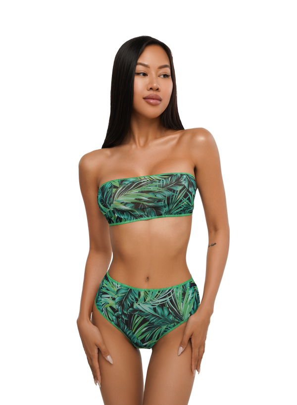 Bando & High-Waisted Brazilian