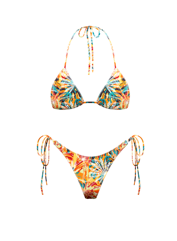 Triangle & Thong with Ties