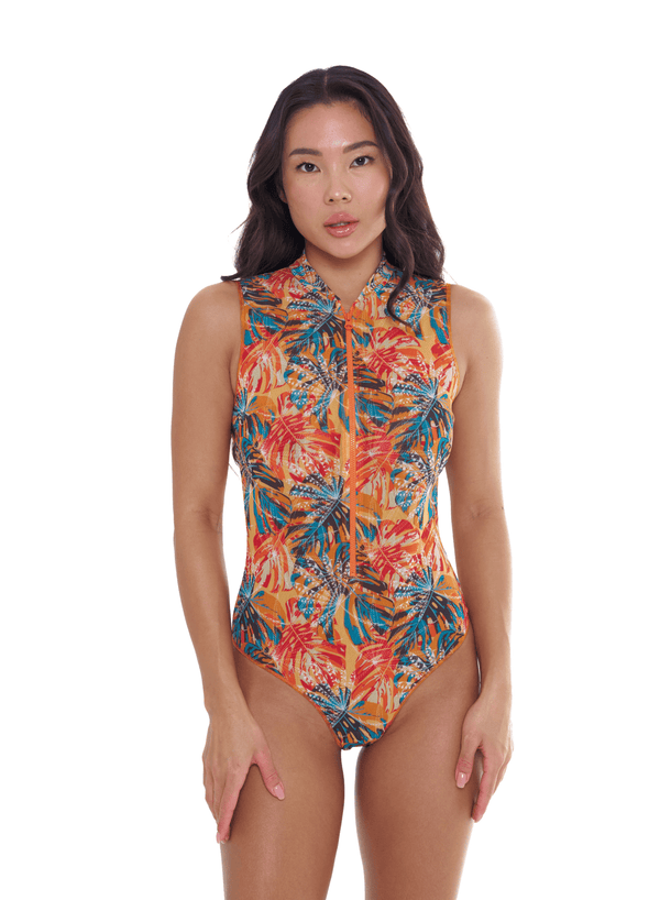 One-Piece Sleeveless with Zipper