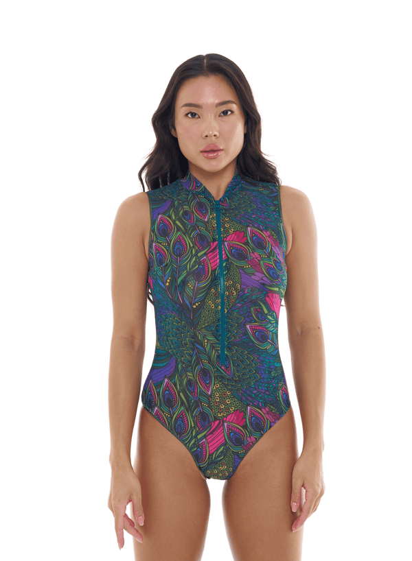 One-Piece Sleeveless with Zipper