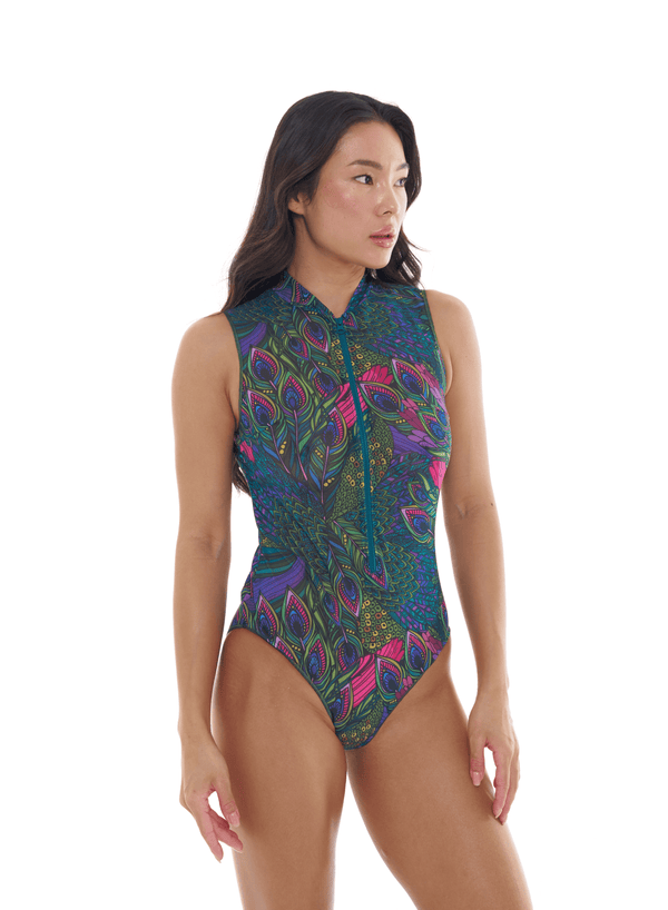 One-Piece Sleeveless with Zipper