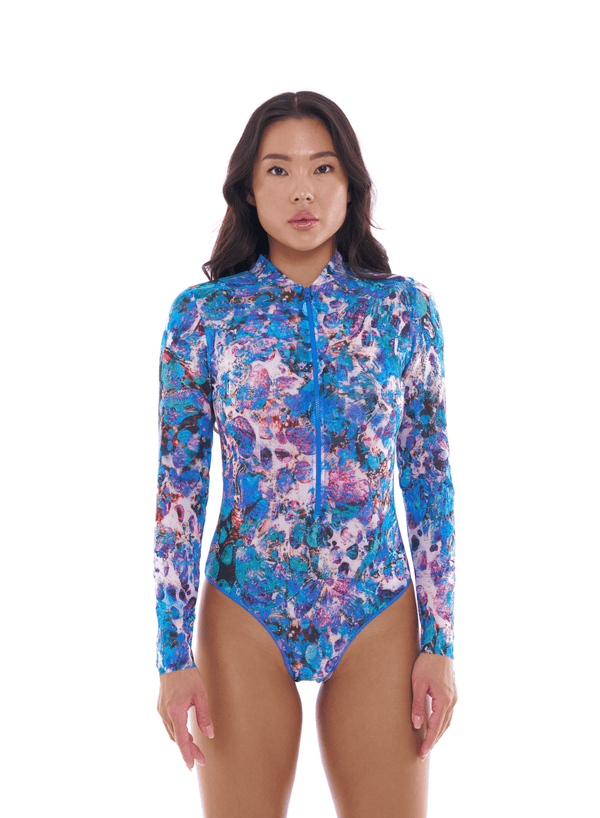 One-Piece with Sleeves & Zipper