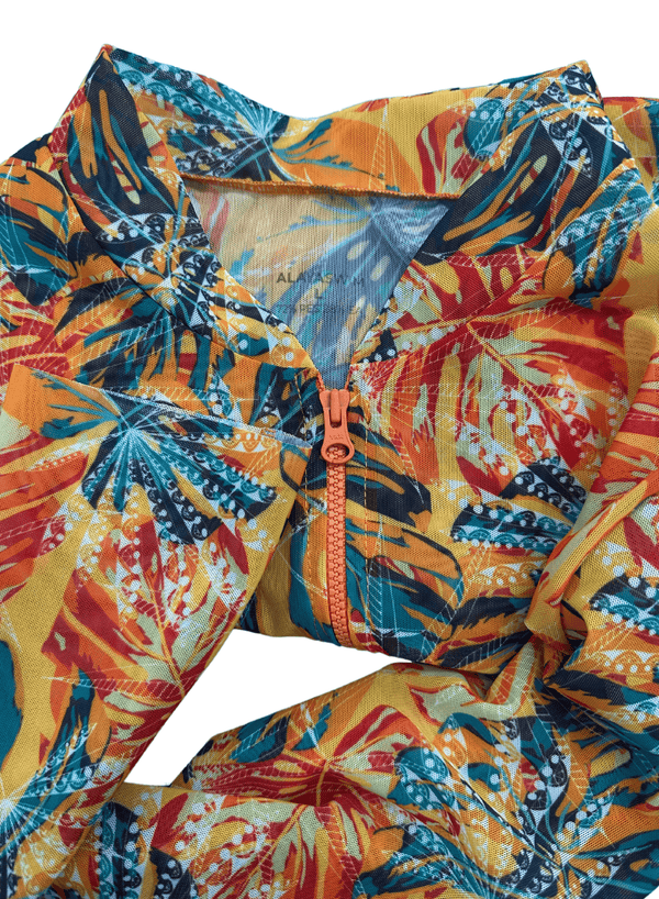 One-Piece with Sleeves & Zipper