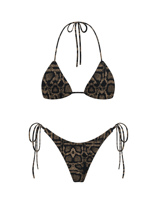 Triangle & Thong with Ties