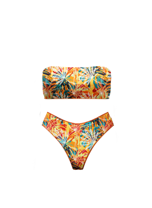 Bando & High-Waisted Brazilian