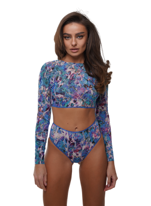Top with Sleeves & High-Waisted Brazilian