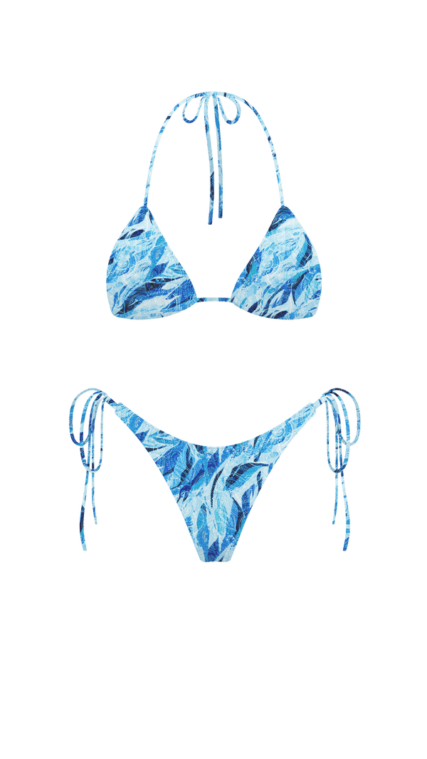 Triangle & Thong with Ties