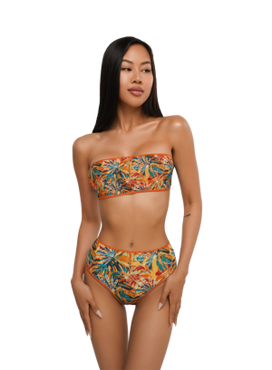 Bando & High-Waisted Brazilian
