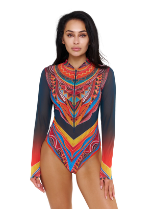 One-Piece Long Sleeve with Zipper