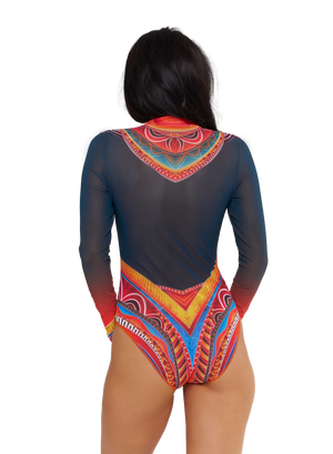 One-Piece Long Sleeve with Zipper