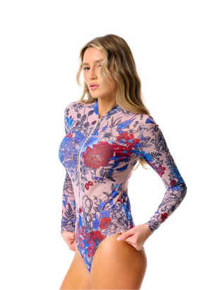 One-Piece Long Sleeve with Zipper