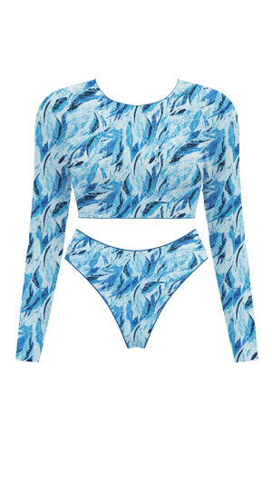 Top with Sleeves & High-Waisted Brazilian