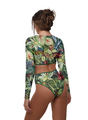 Top with Sleeves & High-Waisted Brazilian